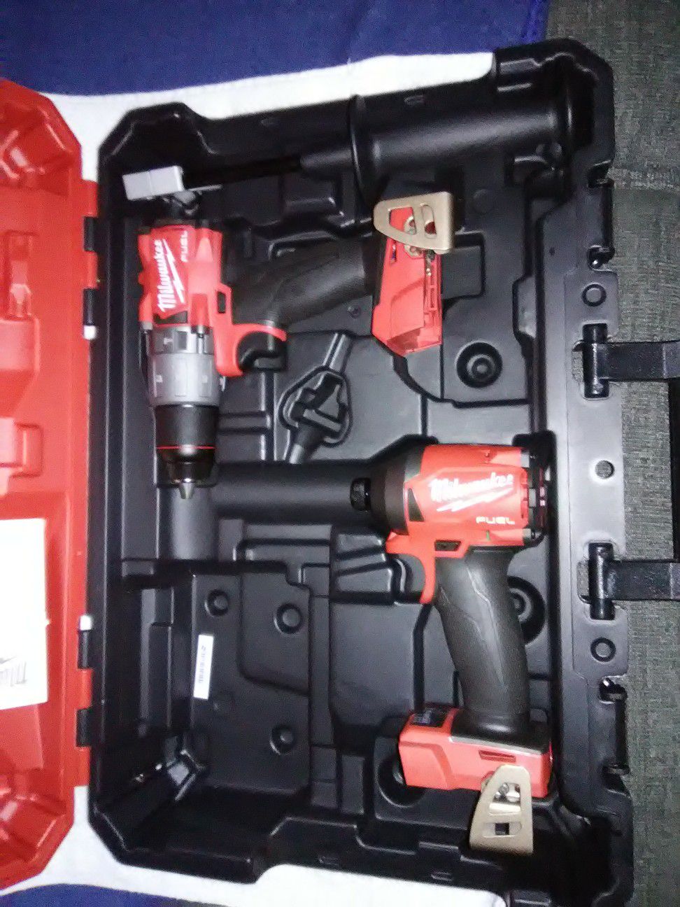 New Milwaukee M18 Fuel 1/2" Hammer Drill and 1/4" Hex Impact.