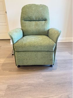 Brand New Electric/Power Recliner Chair – Sage Green