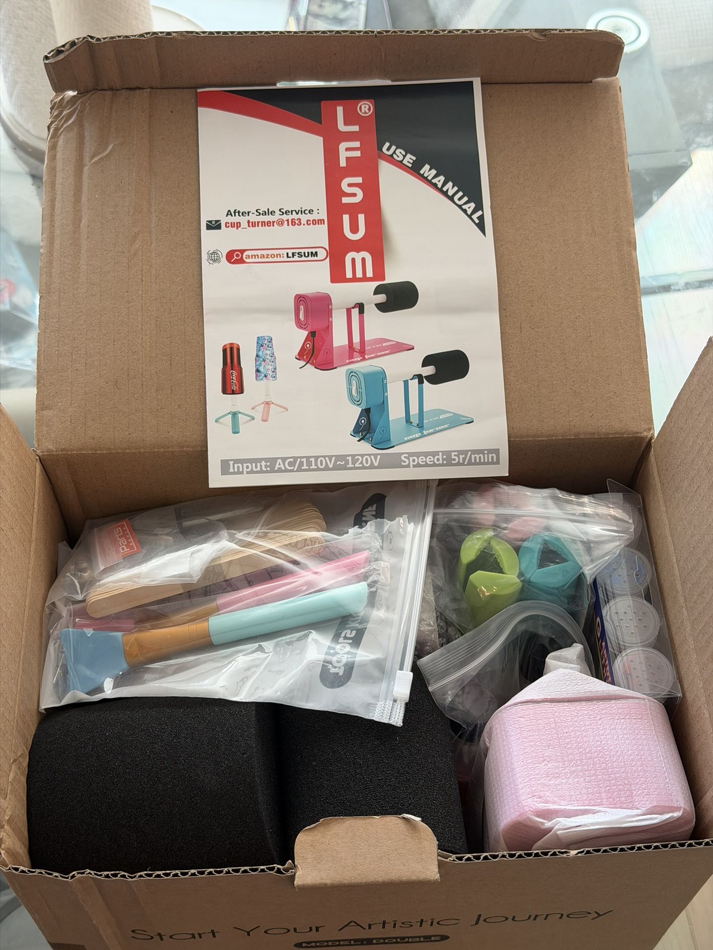 Cup Turner Machine For DIY Cup And Tumbler Crafts Resin Paint