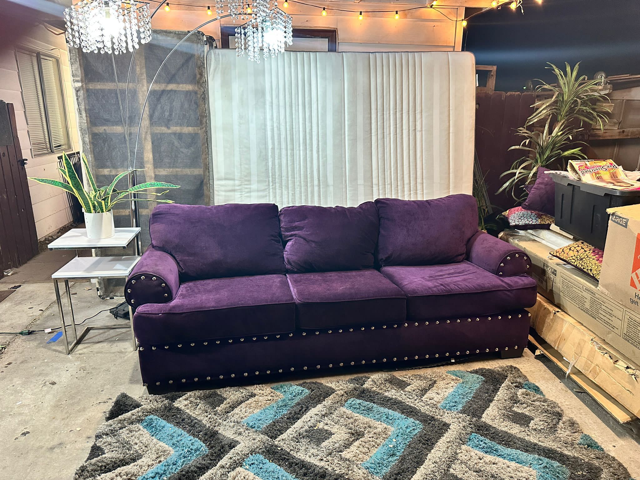 PURPLE COUCH.. FREE DELIVERY AVAILABLE for Sale in Henderson, NV OfferUp
