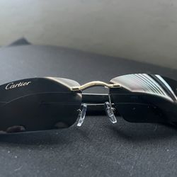 Cartier Square Lens Buff Frame 