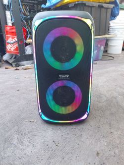 🔊 Tzumi Super Bass Jobsite Speaker with LED Lights 🔊