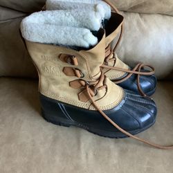 Sorel Caribou Adult Water Proof Snow Boots Us Size7 Eur 30