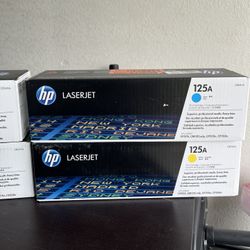 4 HP Inkjet Printer Ink Cartridges ‘125A’ 