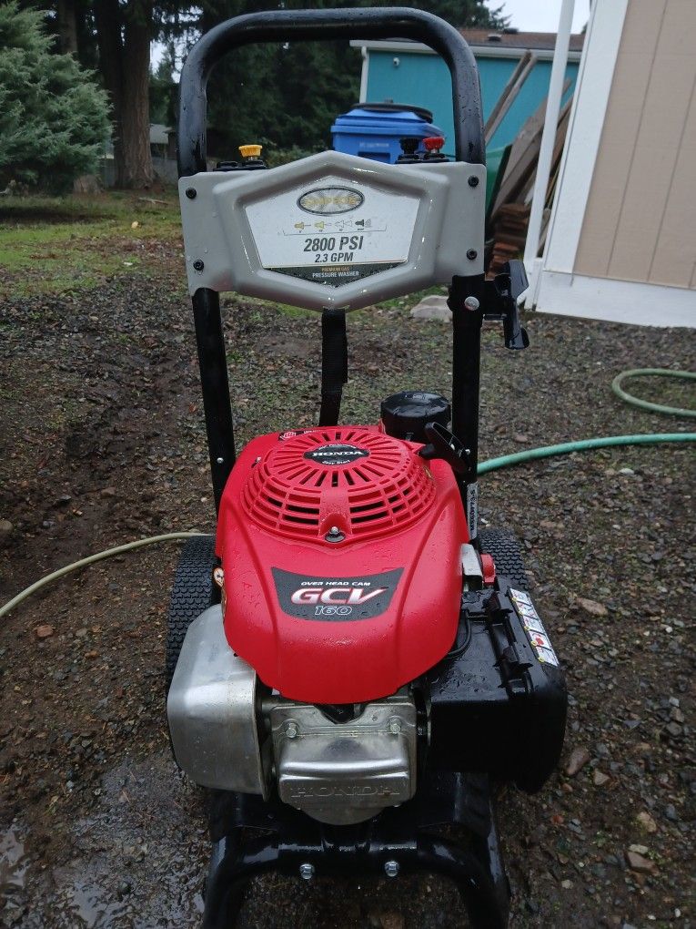Honda 160pcv Pressure Washer 2800psi