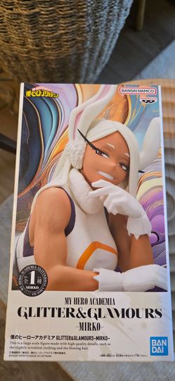 New My Hero Academia GLITTER & GLAMOURS Mirko Anime Figurine