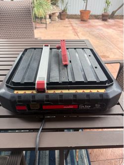 Drill master wet tile saw
