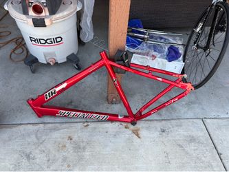 Used 20” red Specialized Hard Rock bike Frame