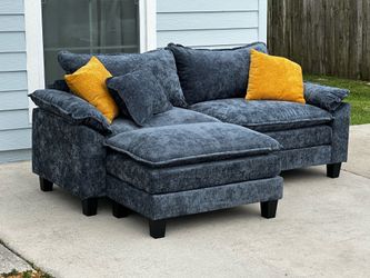 Blue Sectional - Free Delivery 🛻