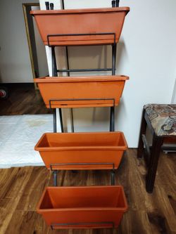 4 tier plant stand great for a small deck