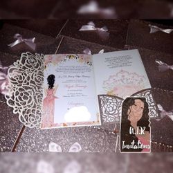 Laser Cut Invitations 