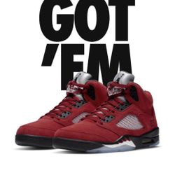 Jordan 5 Raging  Bull Size 8