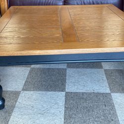 Black & Wood Coffee Table