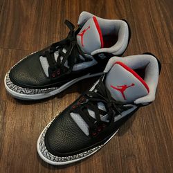 Jordan 3 black cement size 10