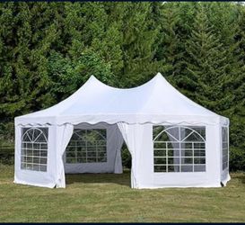 QUICTENT 20' X 14.5' OCTAGONAL PARTY TENT-WHITE