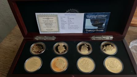 Queen Elizabeth, II  24k gold plated