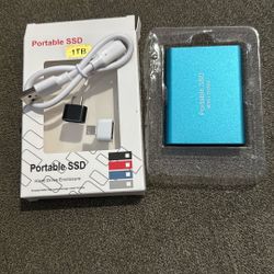 Portable SSD 1 TB USB Type C & A