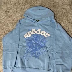 Blue Og Web Sp5der Hoodie
