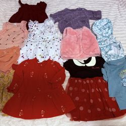 Girls Clothing Bundle 12M–2T | Dresses, Pajamas /pants/shorts/jackets/shirts Swimwear $1 per Item
