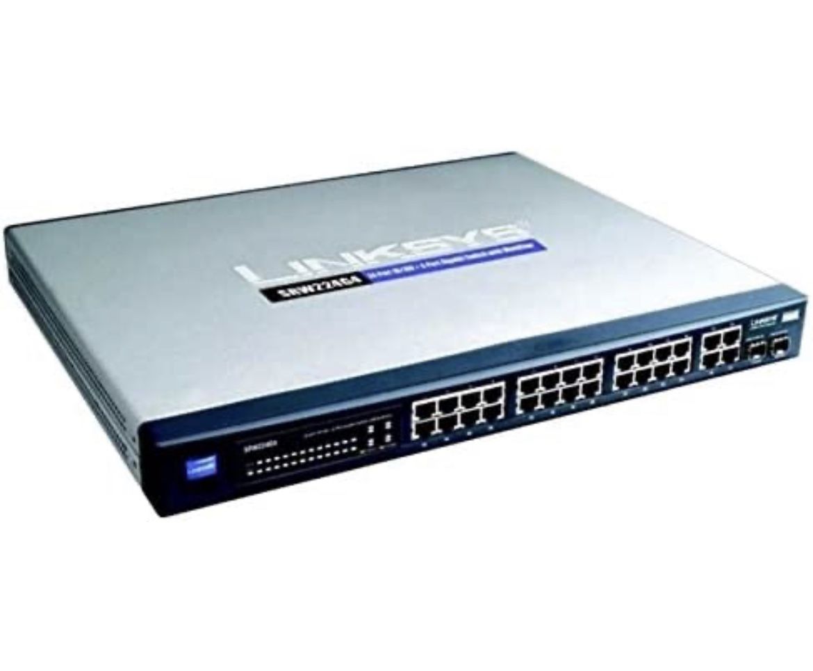 Cisco SRW224G4 24-port 10/100 + 4-port Gigabit Switch - WebView