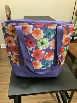 Arctic Zone Insulated Floral Tote Bag