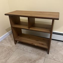 Two Small Table Stands With Shelves