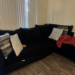 Black Sectional 