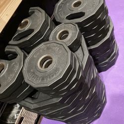 Iron Grip Commercial Quality Urethane Wrapped Steel Weight Plates With Handles