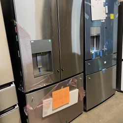 ❄️ NEW GE 25.6 Cu. Ft. French Door Refrigerator Stainless Steel Model GFE26JYMFS WARRANTY NO DAMAGE