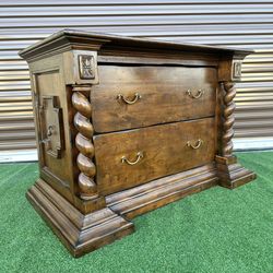 Large Wood Executive Lateral File