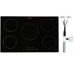 VEVOR 5-Burner Induction Cooktop 220V-240V