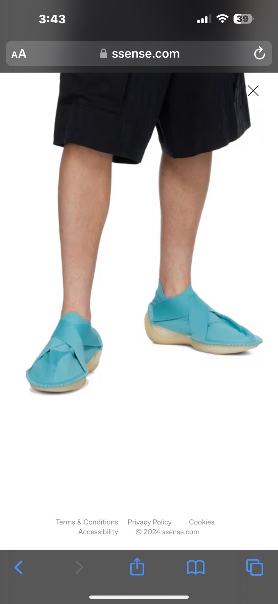 ⭐️ Adidas Y 3 Blue Itogo Sneakers, Brand New with Tags,...