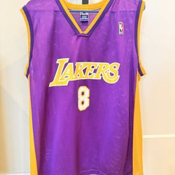 Kobe Bryant # 24 Authentic Champion Jersey Size Large