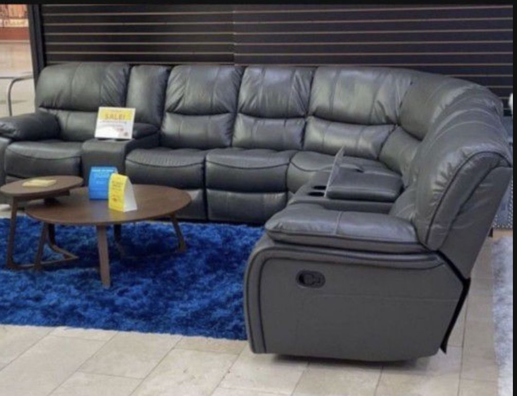 COMFY NEW MADRID RECLINING SECTIONAL SOFA ON SALE ONLY $1299. IN STOCK SAME DAY DELIVERY 🚚 EASY FINANCING