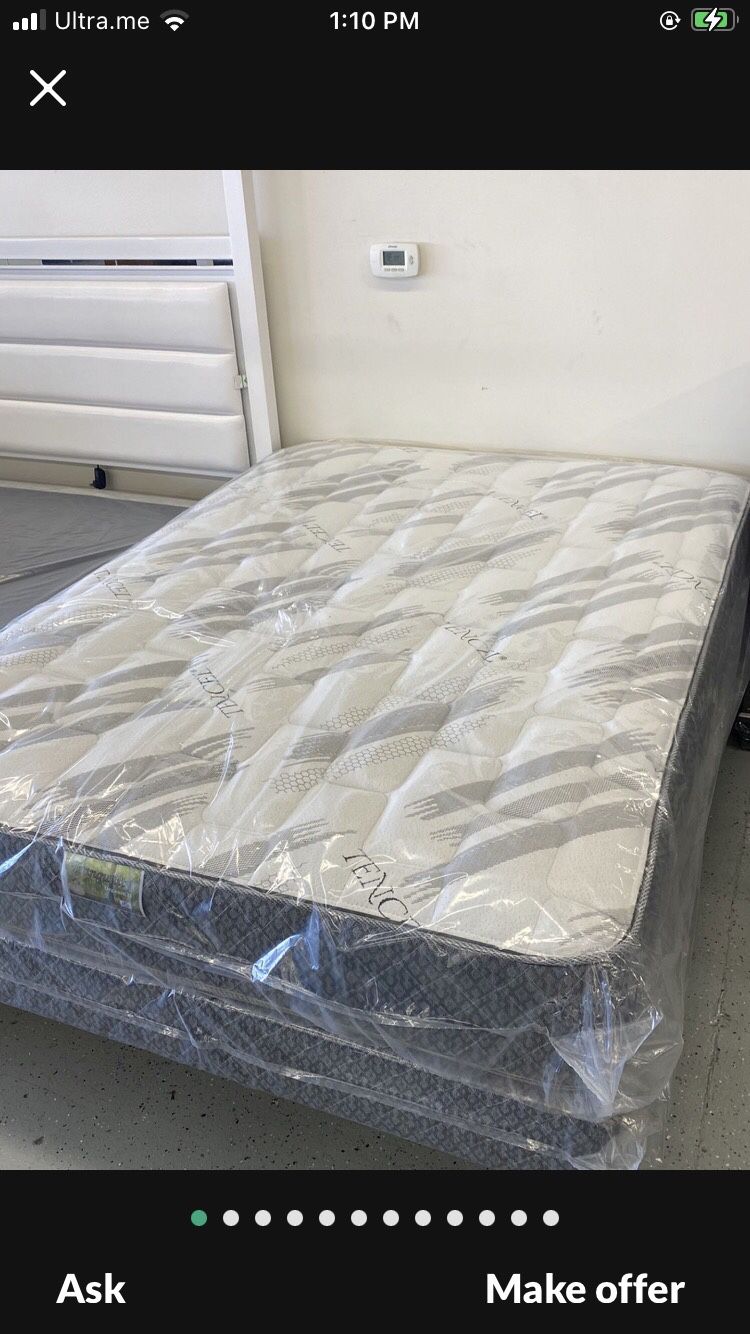 Queen Mattress And Boxspring $229