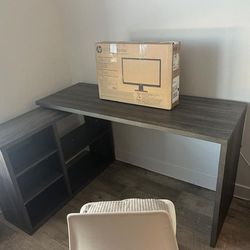 L-shaped corner desk