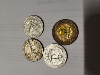 1958 silver quarters coins