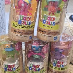 Ugly Dolls Character Figures With Surprise Figure Inside Each Box Combo Set 