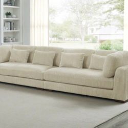 Upholstered Sectional Sofa 137" (2 pcs)