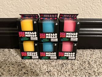 New Needoh Mello Mallo Marshmallow Nee Doh Squishy Squish Squeezy