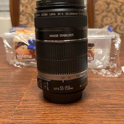 Canon EF-S 55-250mm f/4-5.6 is Image Stabilizer Telephoto Zoom Lens - International Version (No Warranty) (Renewed)