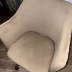 Desk Vanity Beige Chair 