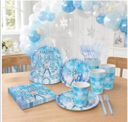 120 PCS Frozen Birthday Party