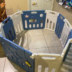 11 Panel Baby Gate - Toddler Play Pen - Activity Center - See My Items