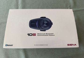 Sena 10S Motorcycle Bluetooth Communication System – New/Never Used