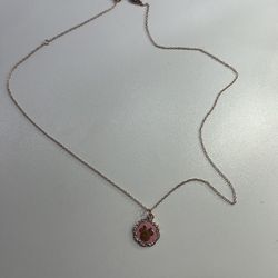 Disney Rose Gold Necklace.