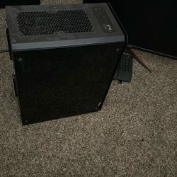 Pc With Monitor And Keyboard 