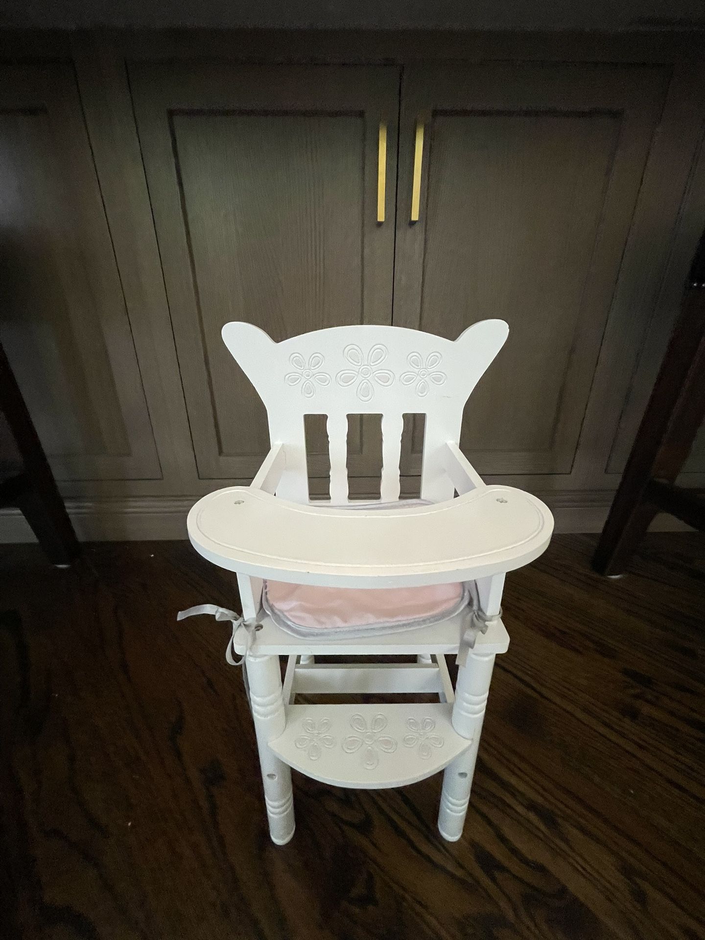Wooden Baby Doll High Chair