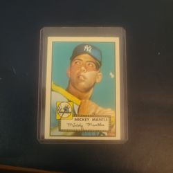 1952 Mickey Mantle Tops Reprint Card