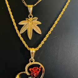 *Rose Heart Pendant 